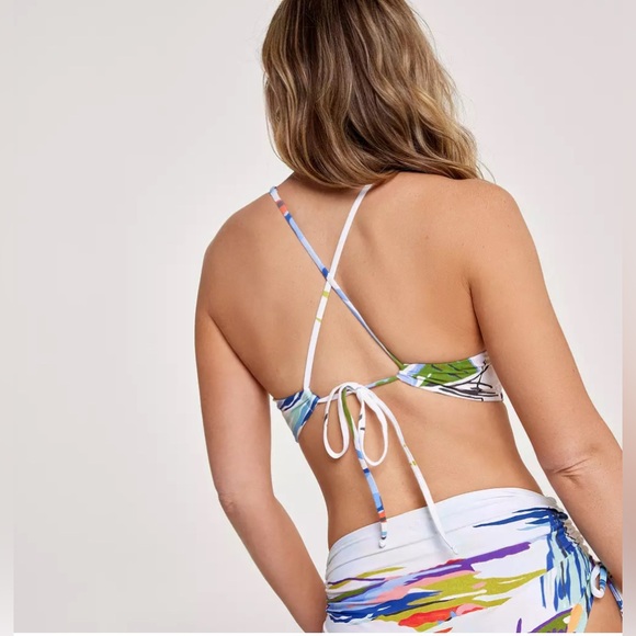 CALIA Womens Double Strap
Triangle Bikini Swim Top Tie Back NWT. Size 2x - Picture 3 of 7